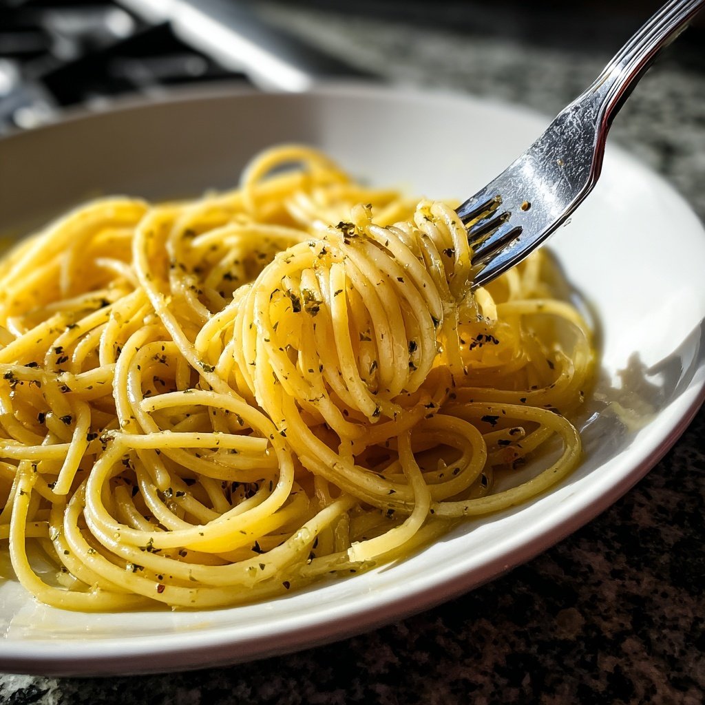 Quick Easy Pasta With Garlic And Olive Oil
