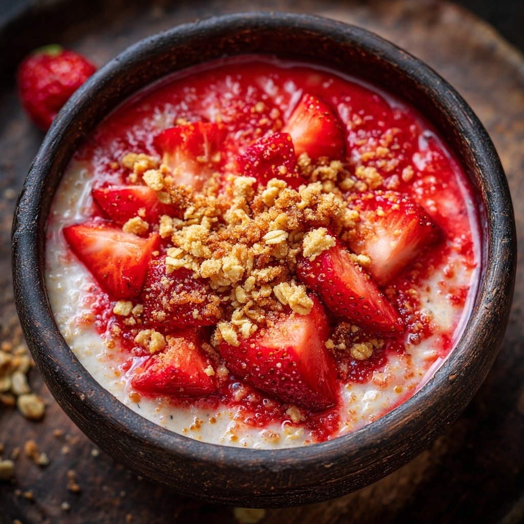 Strawberry Cheesecake Protein Oats