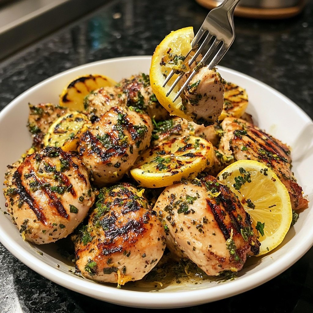 Grilled Lemon Herb Chicken Bowl