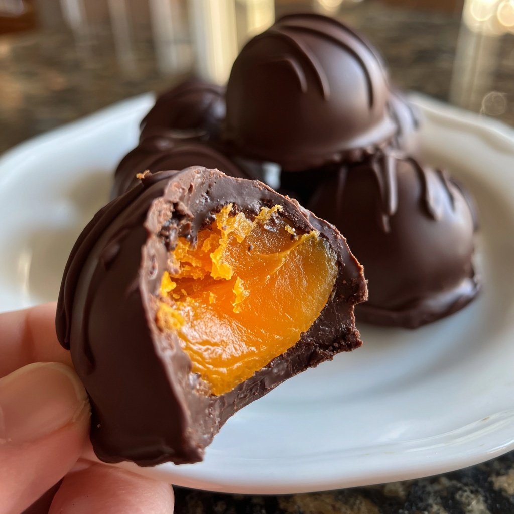 Valentines Snacks Chocolate Covered Apricots