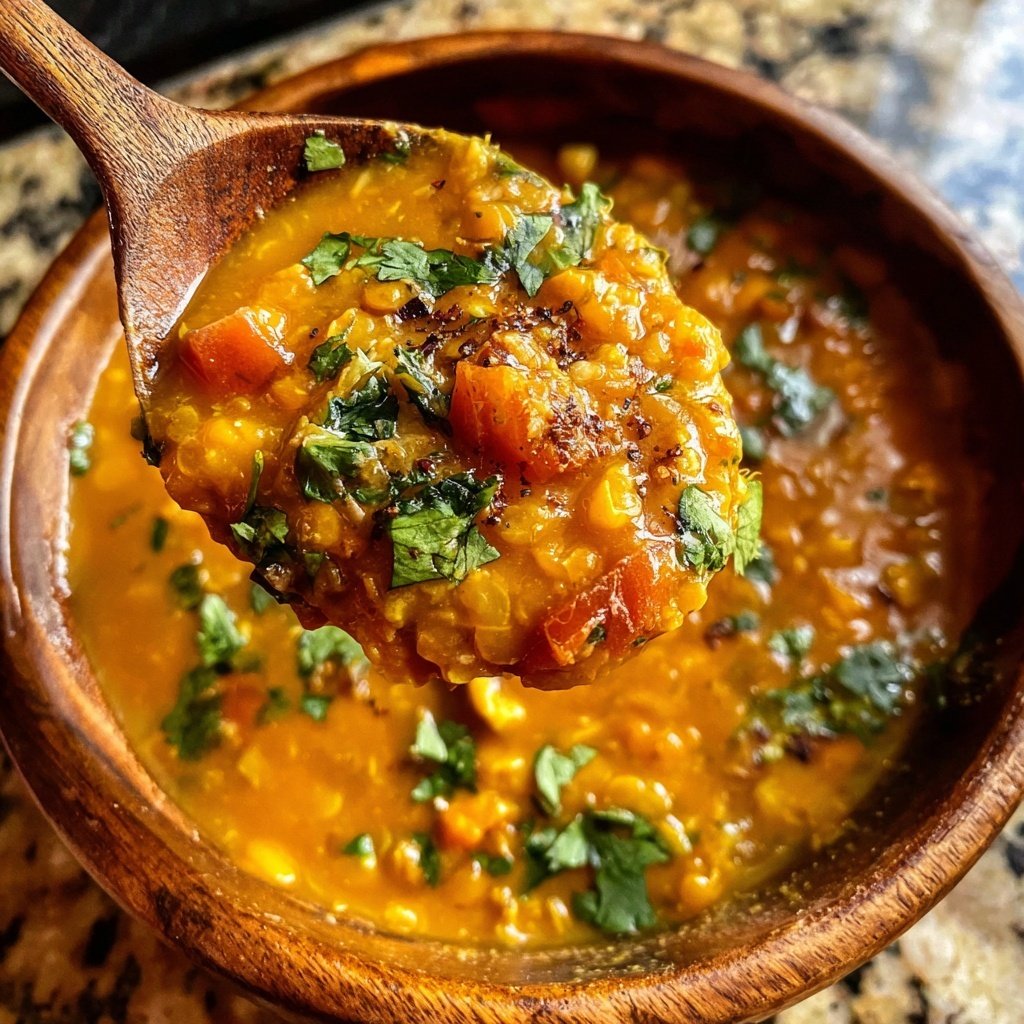 Jamaican Coconut Lentil Soup