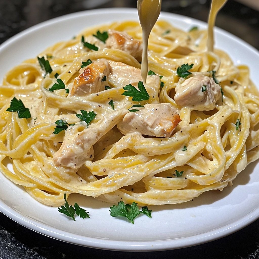 Creamy Garlic Parmesan Chicken Pasta
