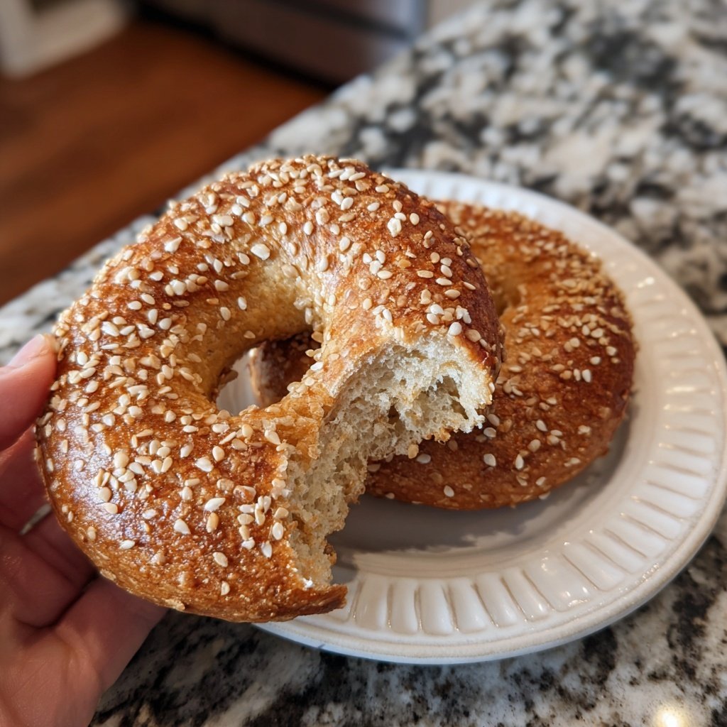 Protein Bagels With Whole Wheat Flour