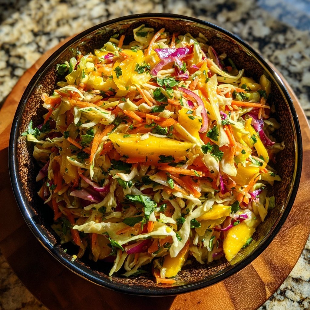 Jamaican Mango Slaw