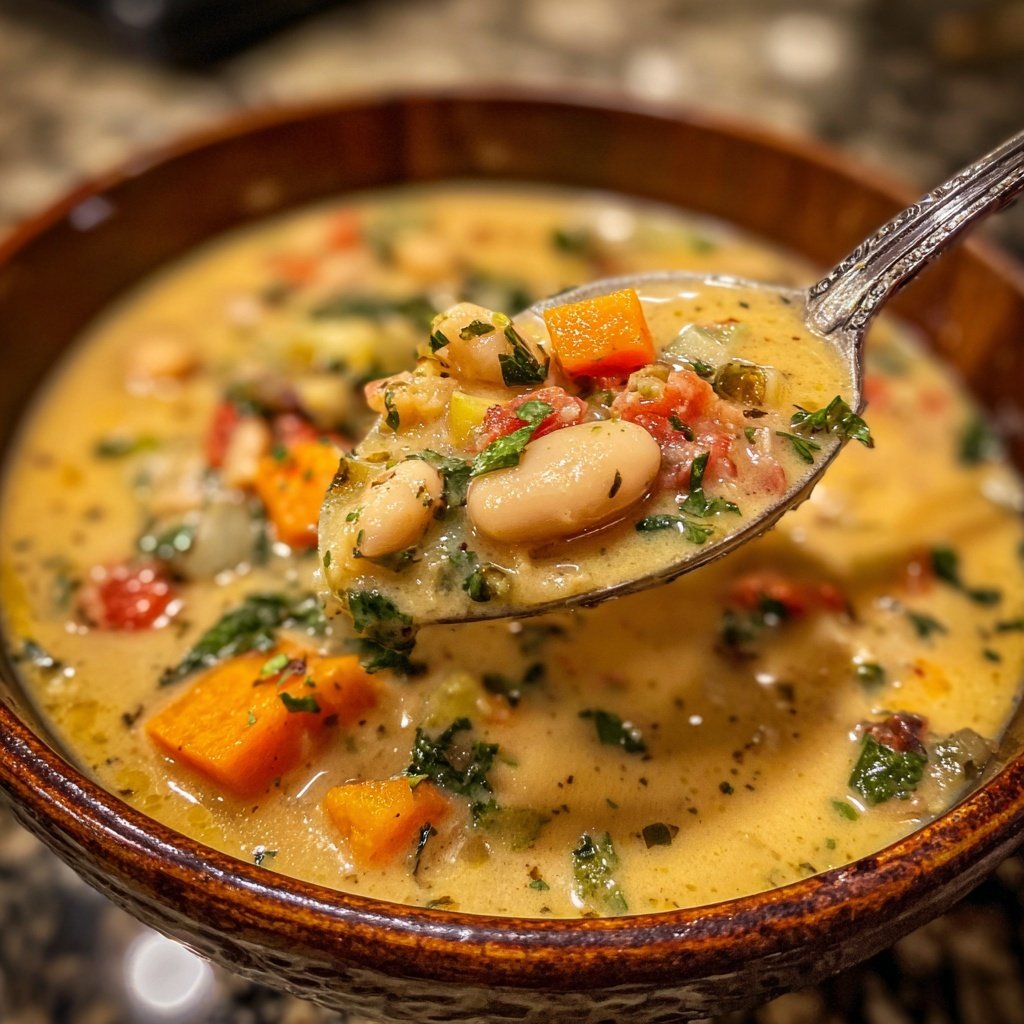 Sunday Creamy White Bean Stew