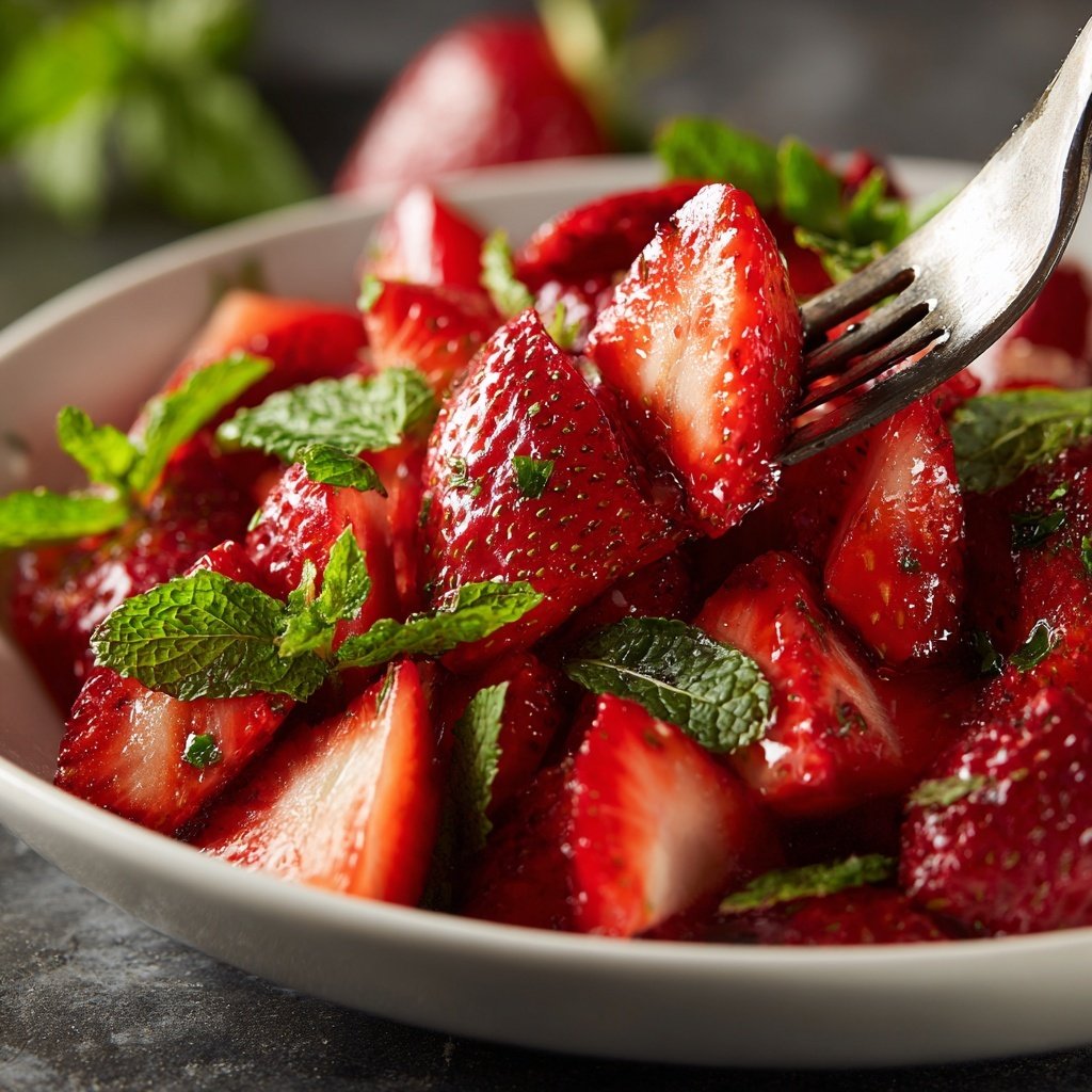 Fresh Strawberry Fruit Salad