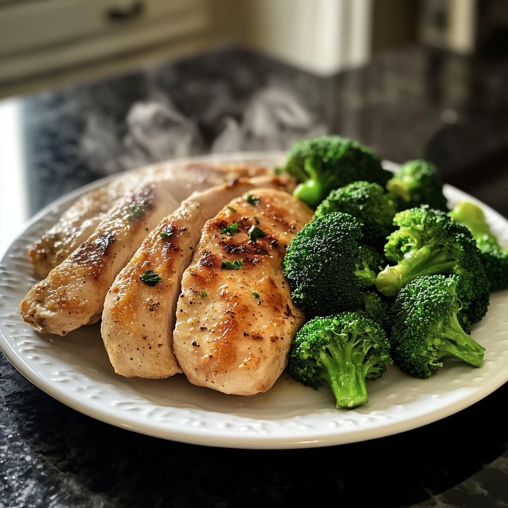 Chicken Breast with Broccoli