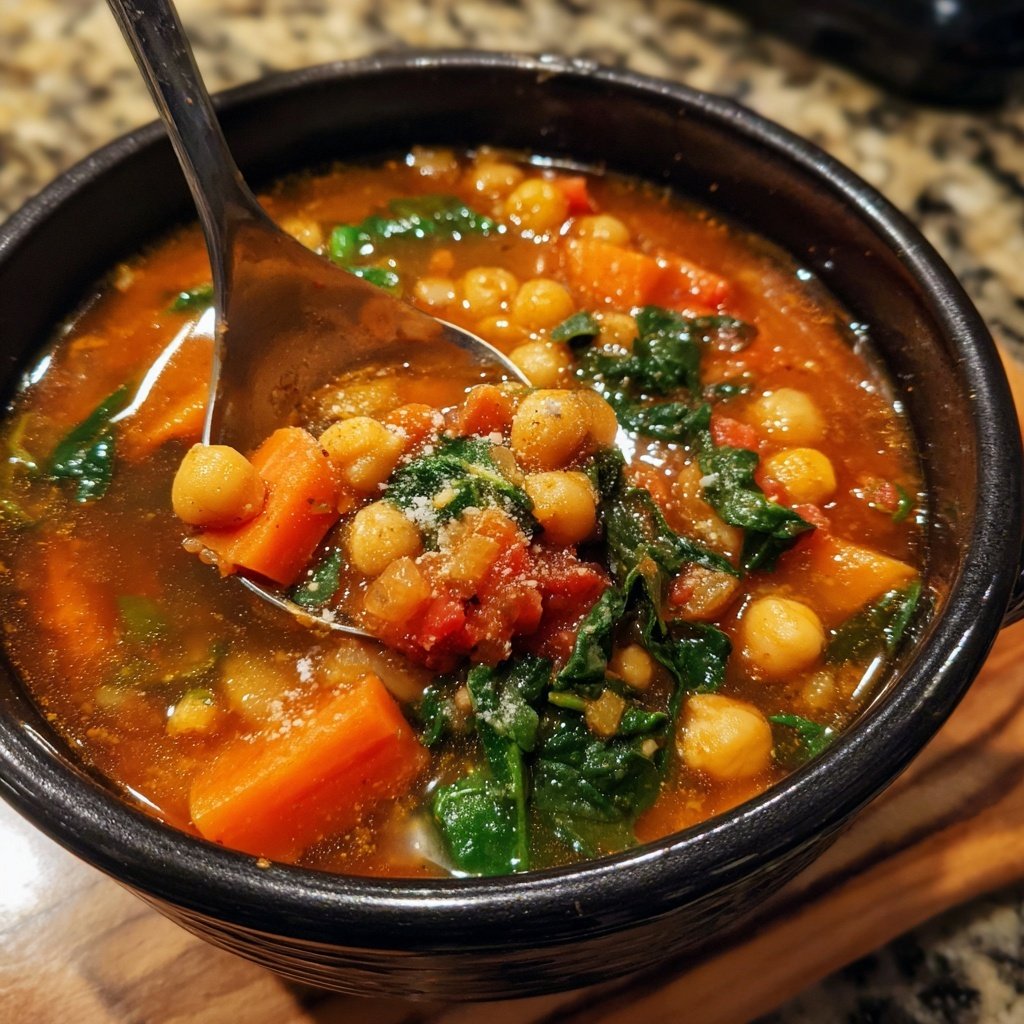 Healthy Crockpot Chickpea Stew