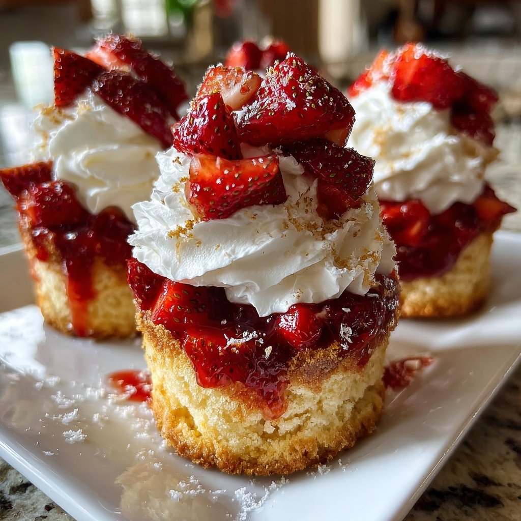 Classic Strawberry Shortcake Cups